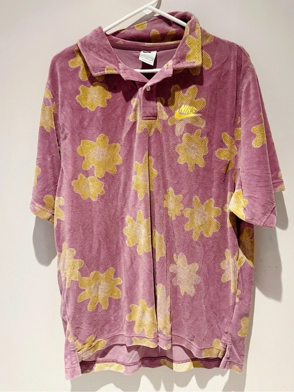 Nike sportswear flower polo